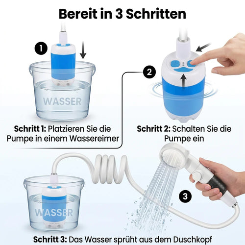Vellurio™ Camping Dusche Set