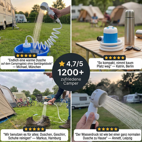 Vellurio™ Camping Dusche Set